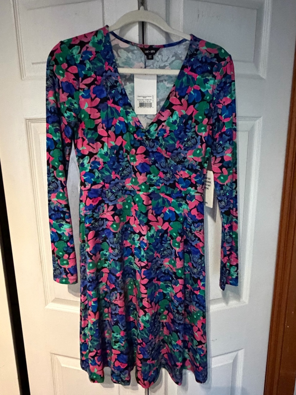 NWT Saint + Sofia Floral Dress